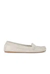 The Row Mabel Suede Mocassins In Lamb
