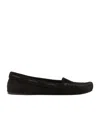 The Row Mabel Leather Moccasin Loafers In Black