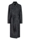 The Row 'macaria' Coat In Black