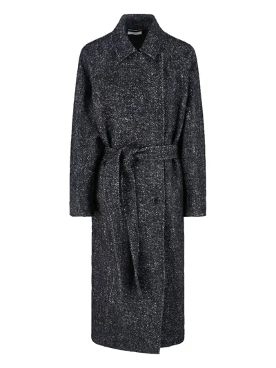 The Row 'macaria' Coat In Black