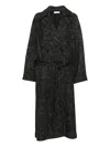 The Row Macaria Double-breasted Coat In Black