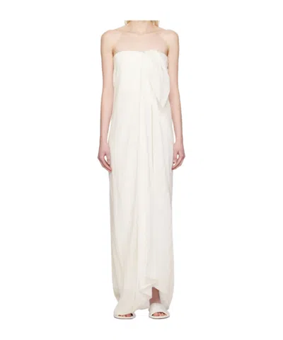 The Row Madleine Dress In White
