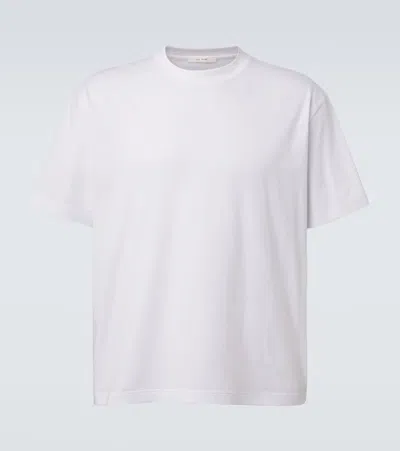 The Row Madoc Cotton Jersey T-shirt In White