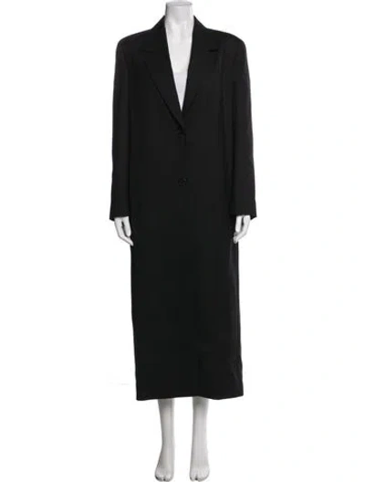 Pre-owned The Row Maeve Virgin Wool Coat W/ Tags In Black