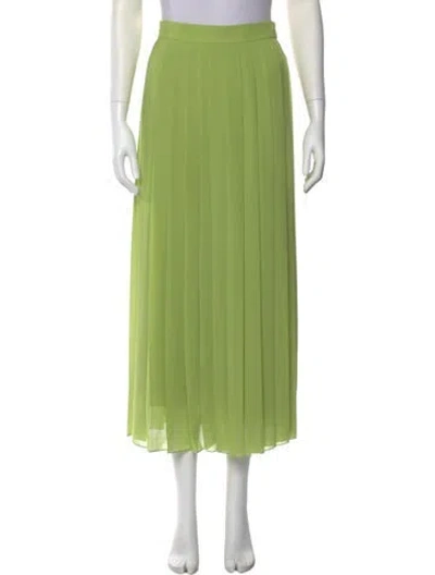 Pre-owned The Row 'magda' Midi Length Skirt In Green