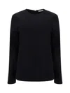 The Row Filippa Wool Sweater In Black