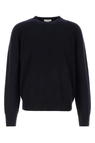 THE ROW THE ROW MIDNIGHT BLUE CASHMERE AUGUSTE SWEATER
