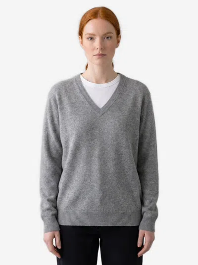 The Row Maglione Phora Grigio Chiaro Melange In Grey