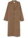 The Row Main The Row Wool Long Coat In Camel