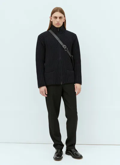 The Row Malen Cashmere Cardigan In Black