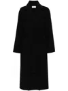 The Row Malika Wool And Cashmere Coat Black
