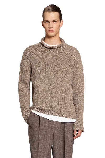The Row Man Beige Knitwear