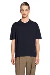 The Row Mauro Short-sleeved Polo T-shirt In Blue