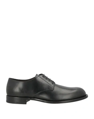 The Row Man Lace-up Shoes Black Size 8 Calfskin