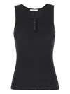 The Row Mansel Ribbed Cotton-blend Tank In Black