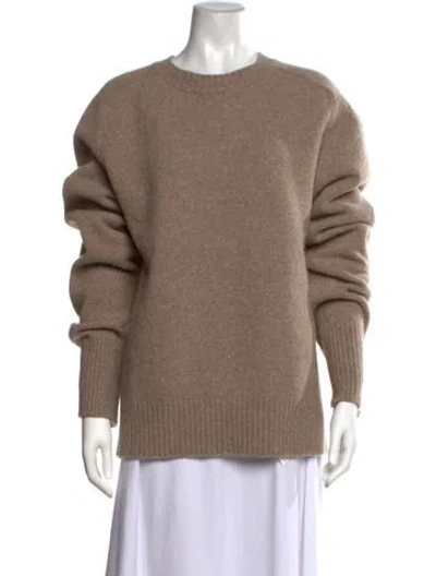 Pre-owned The Row Mansell Wool Sweater In Brown
