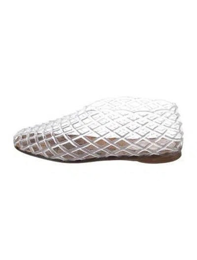 Pre-owned The Row Mara Pvc Espadrilles In Transparent