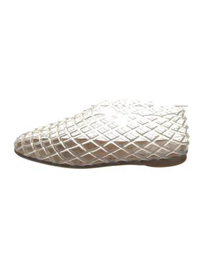 Pre-owned The Row Mara Pvc Flats In Transparent