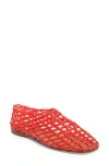 The Row 10mm Mara Pvc Flats In Red