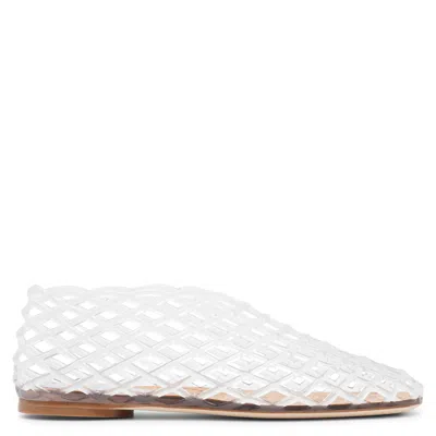 The Row Mara Transparent Flats In White