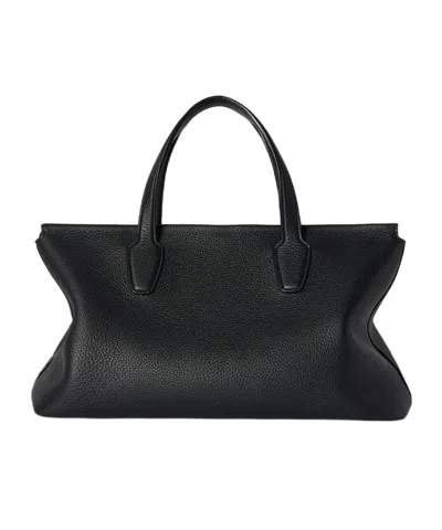 The Row Marcel Bag In Leather In Black