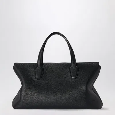 The Row Marcel Black Leather Bag
