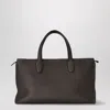 The Row Marcel Textured-leather Tote In Neutral