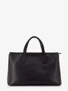 The Row Marcel Leather Shoulder Bag In Black
