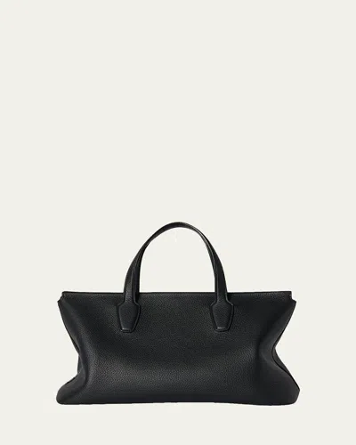 THE ROW MARCEL SLOUCHY TOP-HANDLE BAG IN GRAIN LEATHER