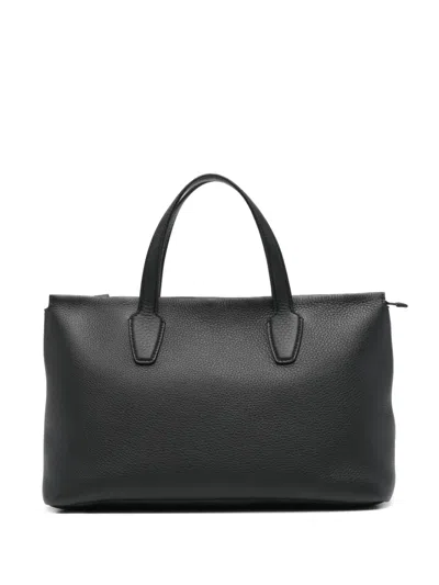 The Row Marcel Zip Tote Bag In Black