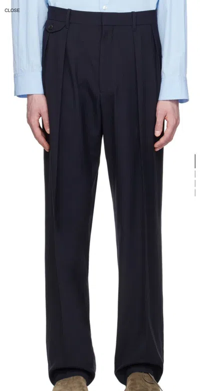 Pre-owned The Row Marcello Pants (32) In Blue