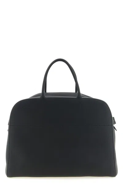 The Row 'marco' Duffel Bag In Schwarz