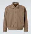 The Row Marcus Denim Jacket In Brown