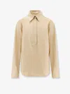 The Row Margan Cotton-poplin Pullover Shirt In Neutral