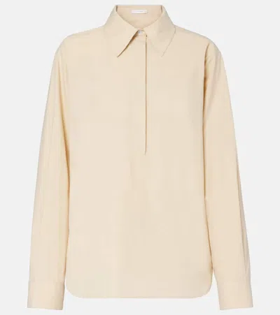 THE ROW MARGAN COTTON POPLIN SHIRT