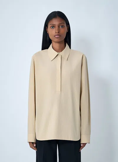 The Row Margan Shirt In Neutral