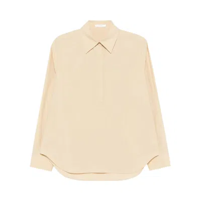 Pre-owned The Row Margan Shirt 'san Sand' | Tan | Women's Size 4 In Brown