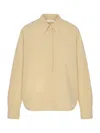 The Row Margan Cotton Polo Shirt In Brown
