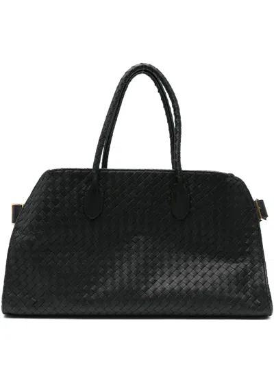 Pre-owned The Row Margaux Interwoven Tote Bag In Black