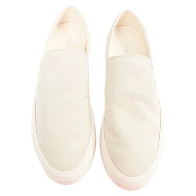 The Row Marie H Light Grey Canvas Classic Platform Skate Sneaker Slip On Eu38 In Multi