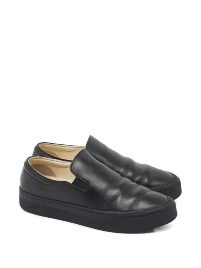 Pre-owned The Row Marie H Slip-on Sneakers In Black