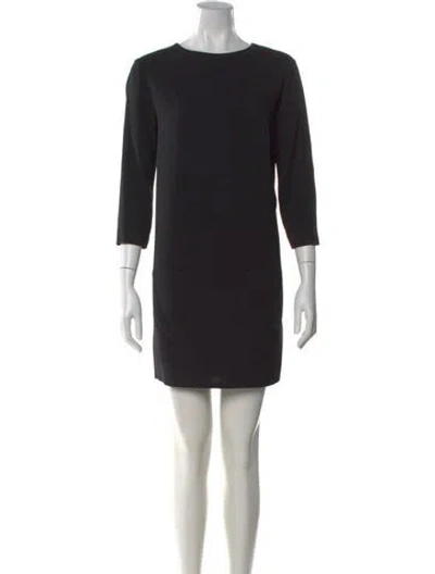 Pre-owned The Row Marina Dress Mini Dress In Black