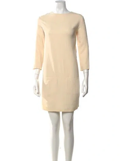 Pre-owned The Row Marina Dress Mini Dress In Neutrals