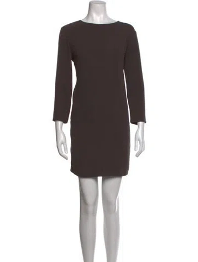 Pre-owned The Row Marina Mini Dress In Green