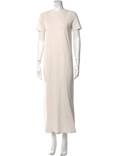 Pre-owned The Row Maritza Dress Long Dress In White