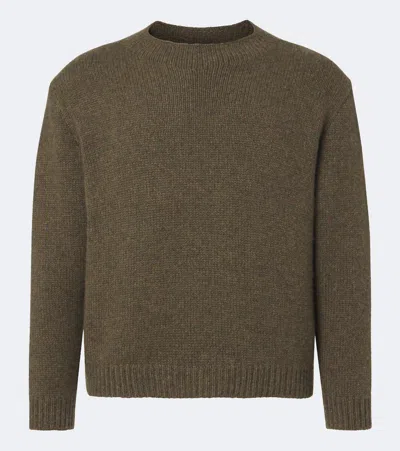 The Row Markhim Cashmere Sweater In Green