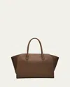 The Row Marlo 12 Shoulder Bag In Grain Leather In Green