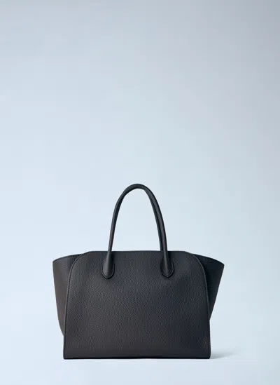 The Row Marlo 12 Tote Bag In Dark Brown