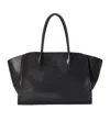 The Row Marlo 14 Leather Bag In Black