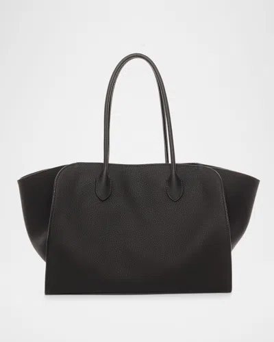 The Row Marlo 14 Tote Bag In Matte Leather